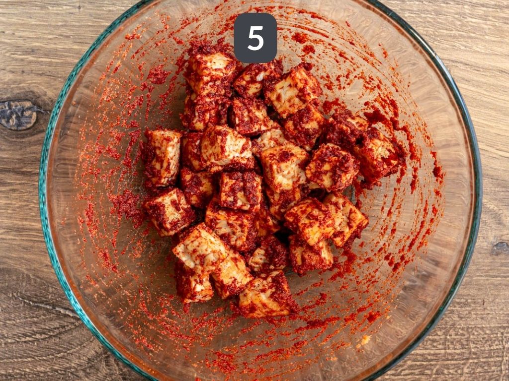 Sweet Potato Hash Browns with Tempeh Sausage